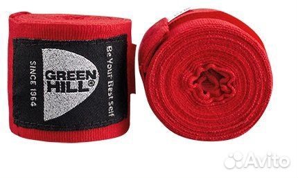 Бинт бокс. green hill 2.5м эластик