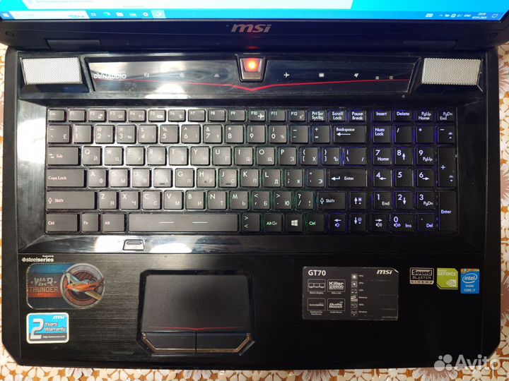 Ноутбук MSI GT70 с мышью