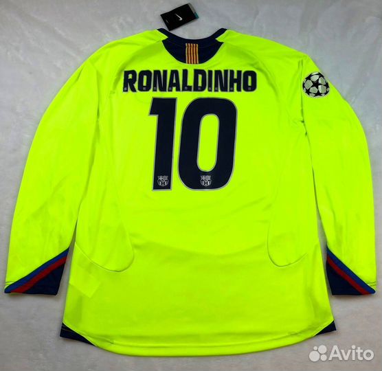 Ronaldinho FC Barcelona футбольный лонгслив nike