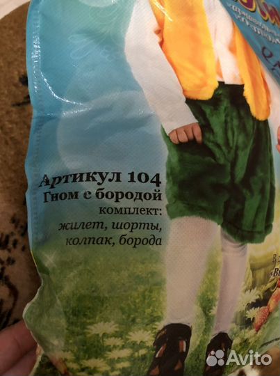 Костюм гнома