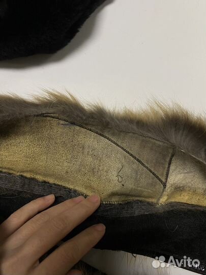 Воротник из меха лисы