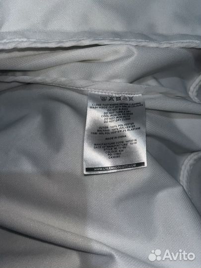 Ветровка lyle scot белая