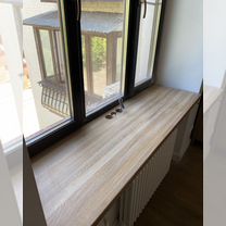 Подоконники и откосы из дерева