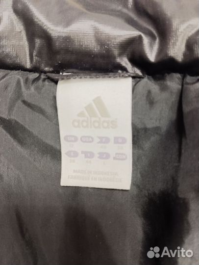 Куртка пуховик женский adidas,44р
