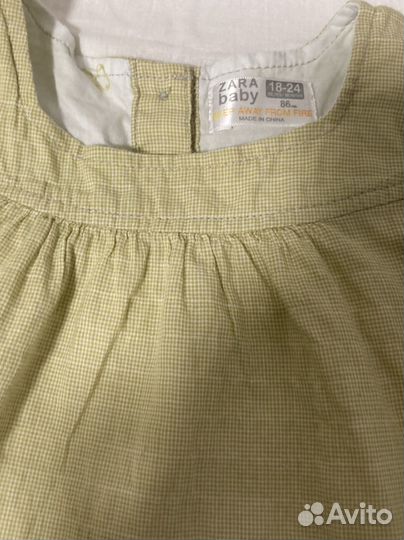 Платье летнее для девочки в стиле кантри zara 86
