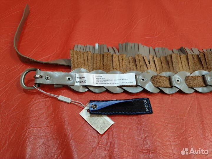 Ремень mexx кожаный новый