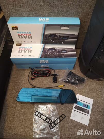 Зеркало регистратор с двумя камерами