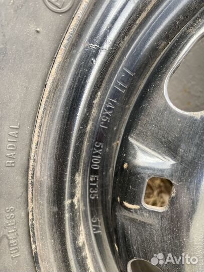 Диски колеса р14 шкода 5/100