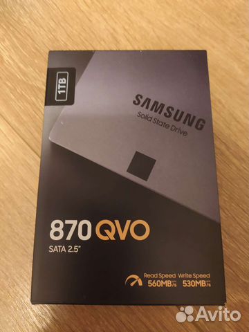 Ssd диск samsung 870 QVO 1 Tb