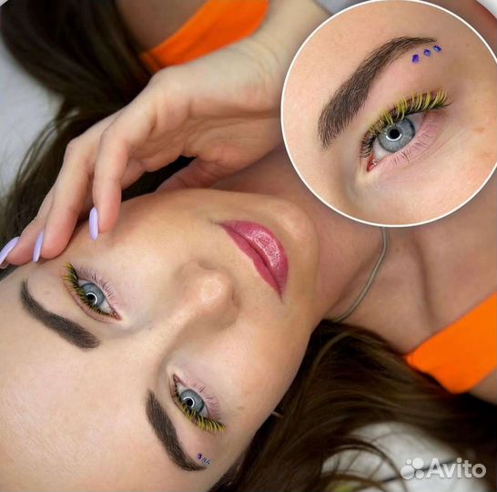 Наращивание ресниц, перманент, лами в студии