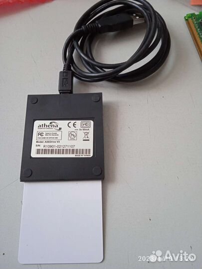 USB смарт карт-ридер.Asedrive V3 Athena