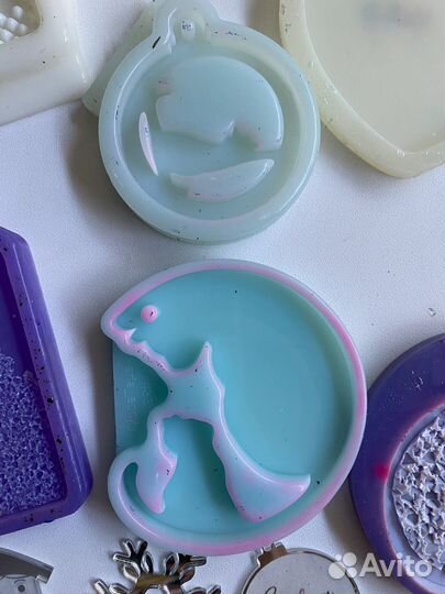 Молды для эпоксидной смолы новогодние игрушки