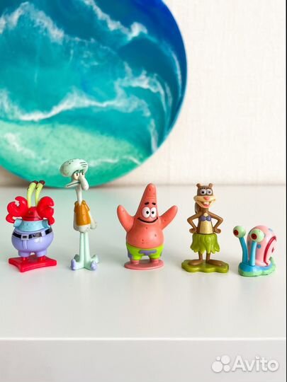 Kinder surprise фигурки из серии Спанч Боб 2012