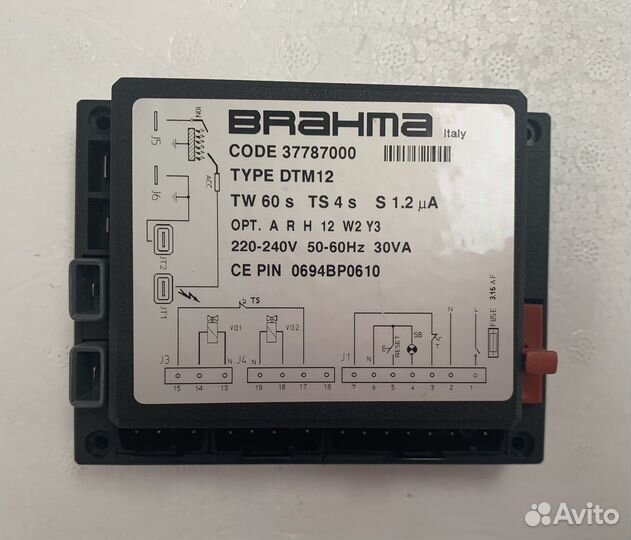 Блок автоматики Brahma DTM12 Wester Gross 6178835