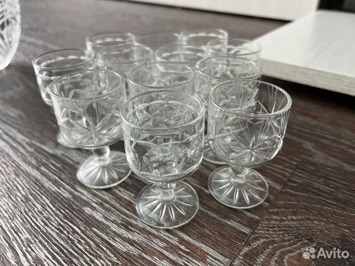 Стопка рюмки СССР хрусталь