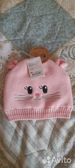 Шапка для девочки, размер 48, 1-2 года новая