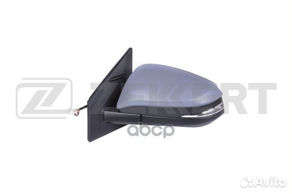 Зеркало в сборе левое / грунтованное / выпуклое