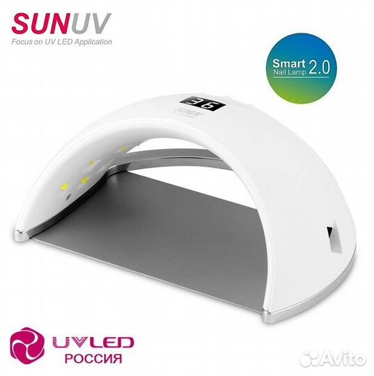 UV/LED лампа SUN 6, 24/48 Вт. Smart 2.0. (White)