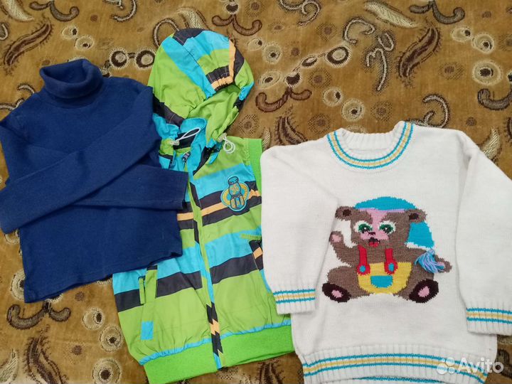 Вещи на мальчика пакетом 98-104