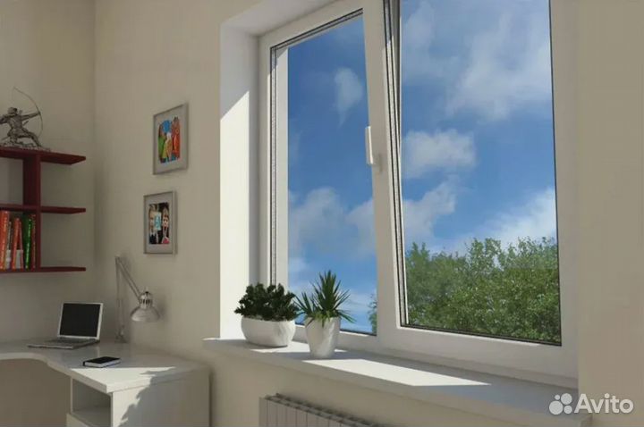 Окна пластиковые с замером.Рассрочка