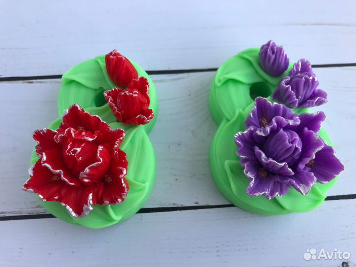 Мыло ручной работы 8 марта