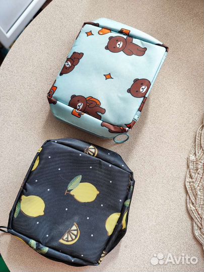 Косметичка маленькая, органайзер- 2 штуки