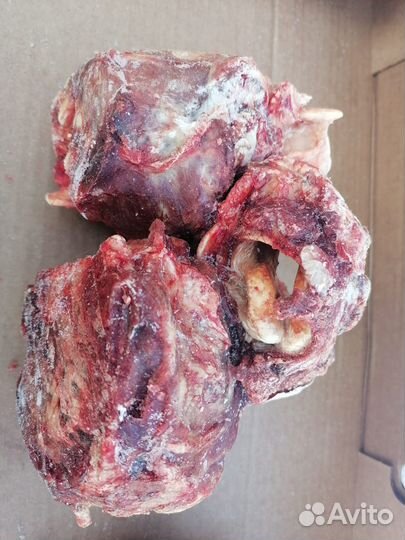 Фарш говяжий, обрезь говяжья для собак в уп