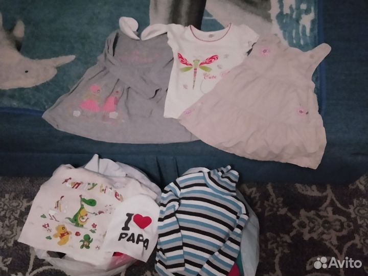 Детские вещи на девочку пакетом