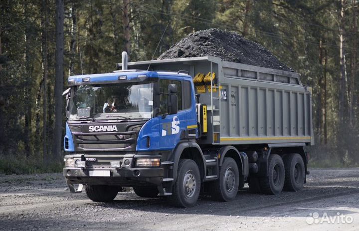 Услуги самосвала 40тн,35куб.м., перевозка