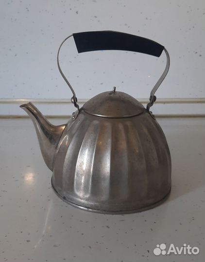 Чайник никелированный СССР 2 л