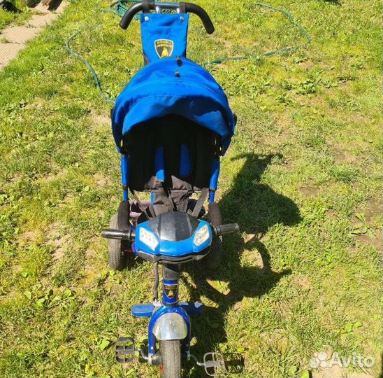 Велосипед с родительской ручкой