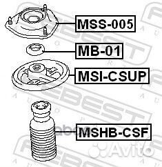 Пыльник амортизатора mitsubishi colt 02/lancer