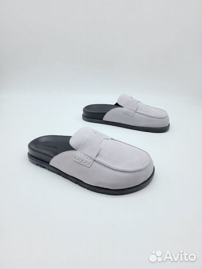 Сабо замшевые Hermes