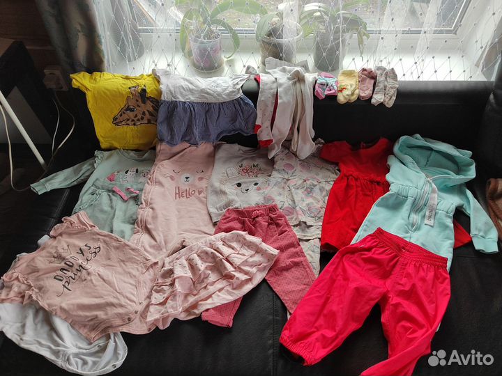 Мешок одежды на девочку 80-86