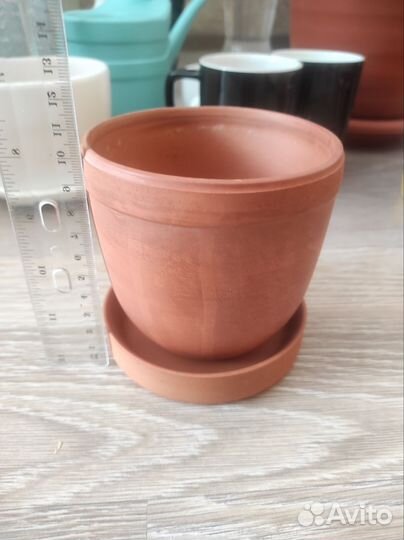 Горшок для цветов красная глина