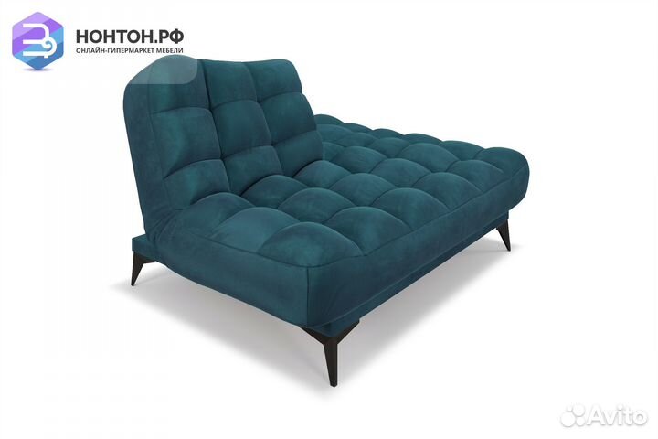 Диван клик-кляк Арно вельвет сине-зеленый