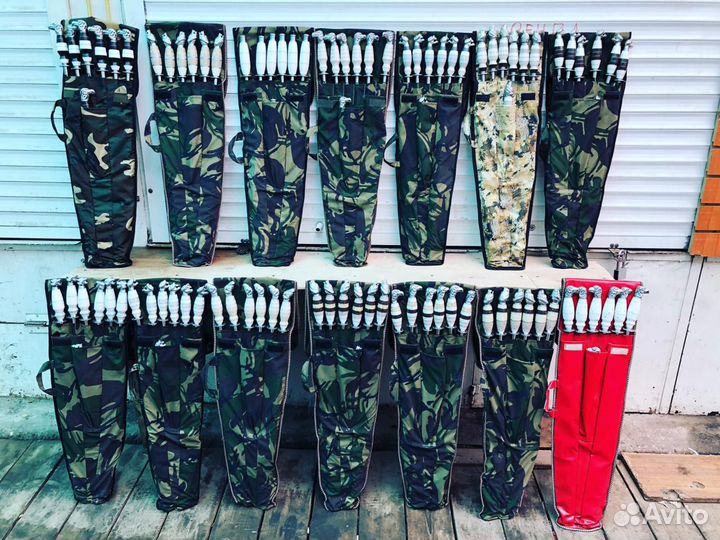 Подарочные набор шампуров с каменный ручкой