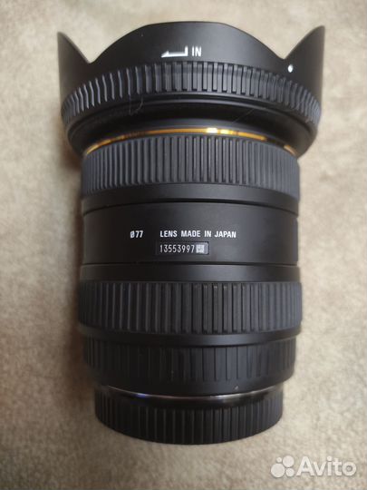 Объектив Sigma 10-20mm 1:4.5-5.6 EX DC HSM