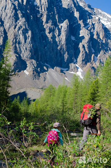 Семейный горный лагерь в Актру