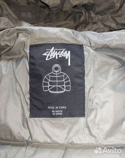 Пуховик Stussy micro ripstop (цена ревльная )