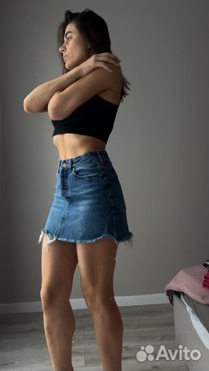 Джинсовая юбка