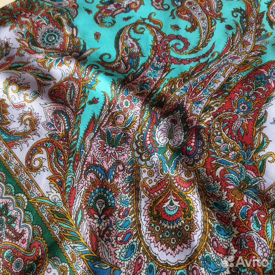 Павловопосадский платок шерсть