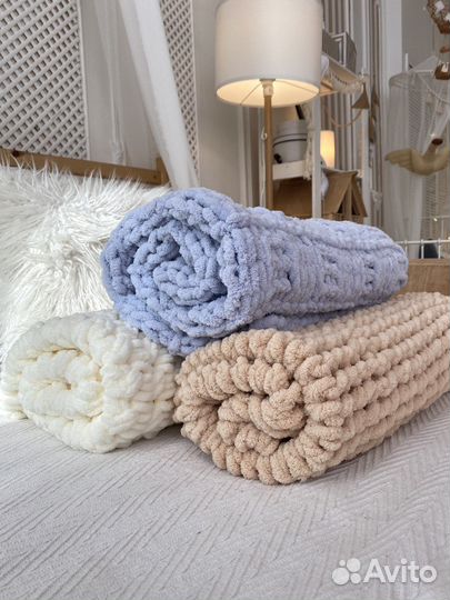 Детский плед ручной работы