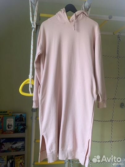 Длинное платье-толстовка Uniqlo xs