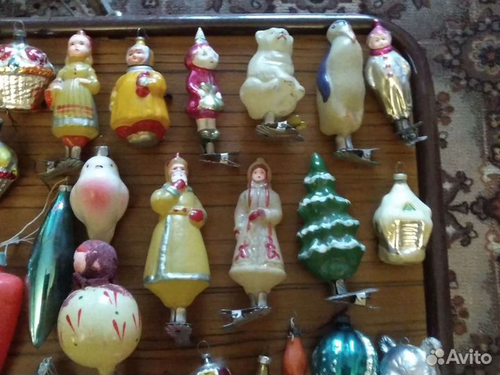 Елочные игрушки стекло