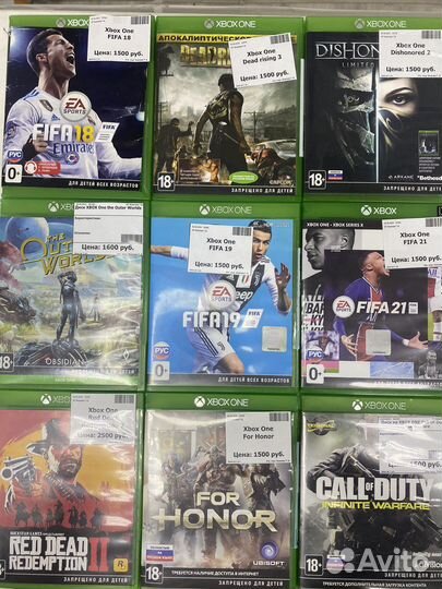 Игры для xbox One