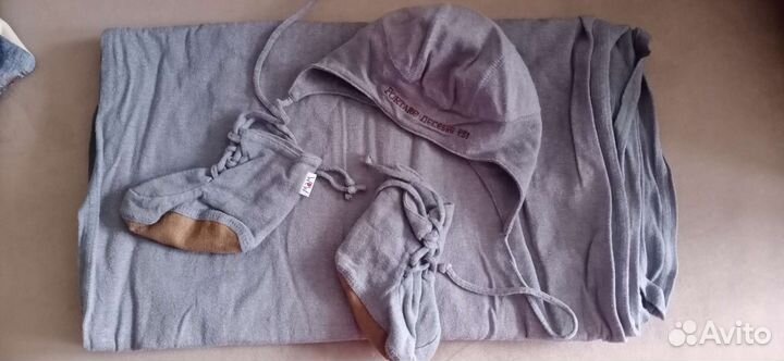 Слинг шарф Бамбук серый графит