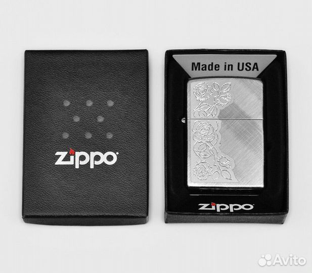 Зажигалка Zippo 28182 Twisted Roses Оригинал Новая