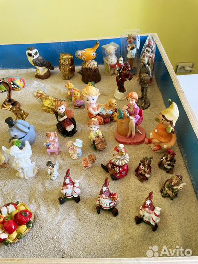 Фигурки для песочной терапии коллекция