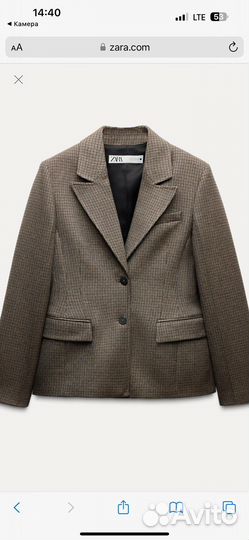 Пиджак Zara xs